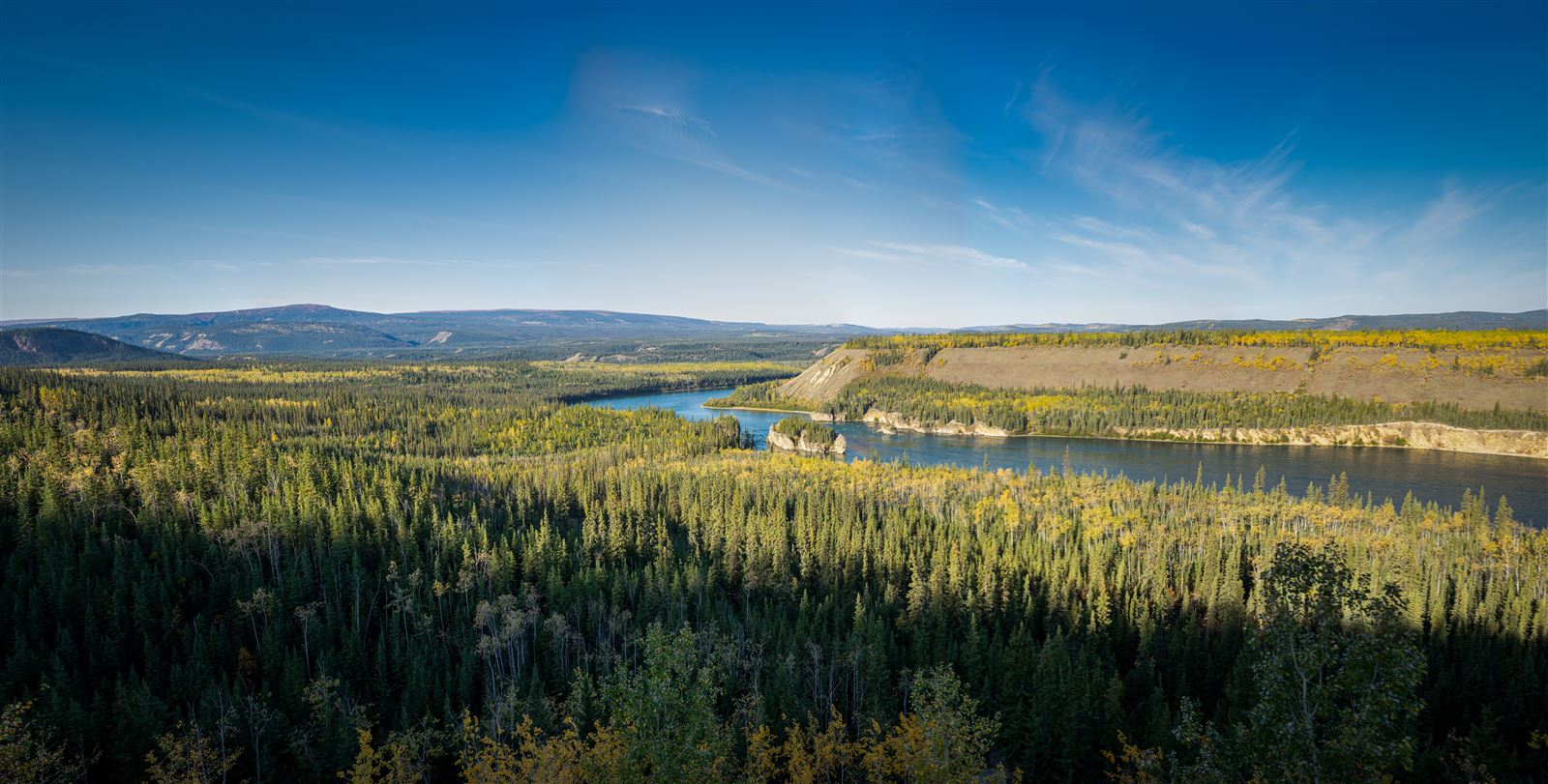 Yukon River mit den Five Finger Rapids